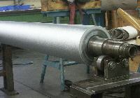 Walze mit mattierter Oberfl�che